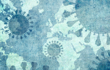 Blog 2D Abstract Coronavirus World Blue Green