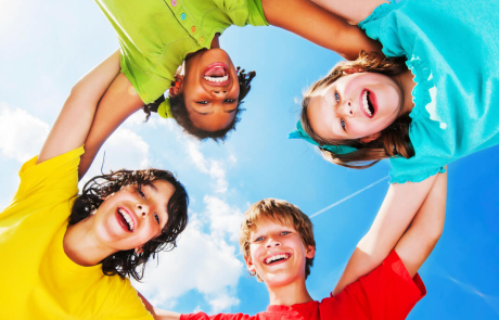 Blog Children Embraced Against Sky