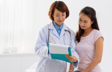 Blog Clinician Woman Talking Patient Woman 3