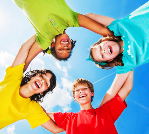 Blog Children Embraced Against Sky