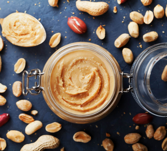 Blog Main Image - Peanut Butter in Jar Top View