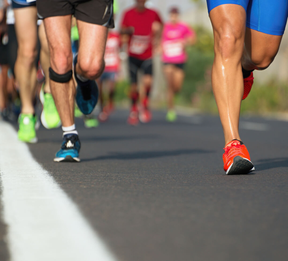 Blog People Running Race Legs