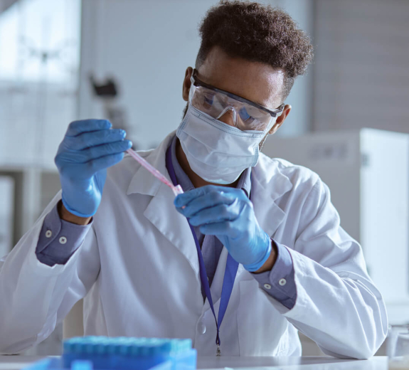 Blog Researcher Man Pipetting Samples