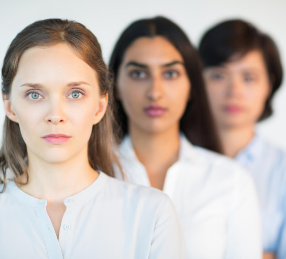 Blog Women Serious Facing Camera