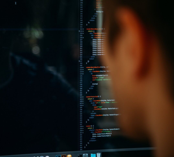 Blog Man Coding Single Screen