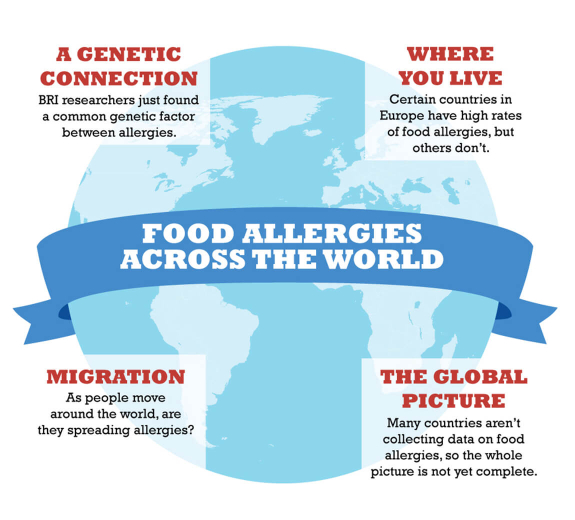 Featured Graphic Food Allergies World