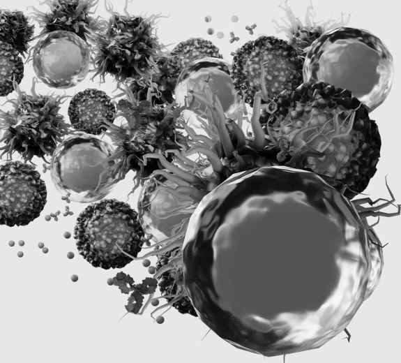 Featured 3D Cells Variety Gray Light
