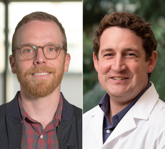Left: John Ray, PhD; right: Oliver Harrison, PhD