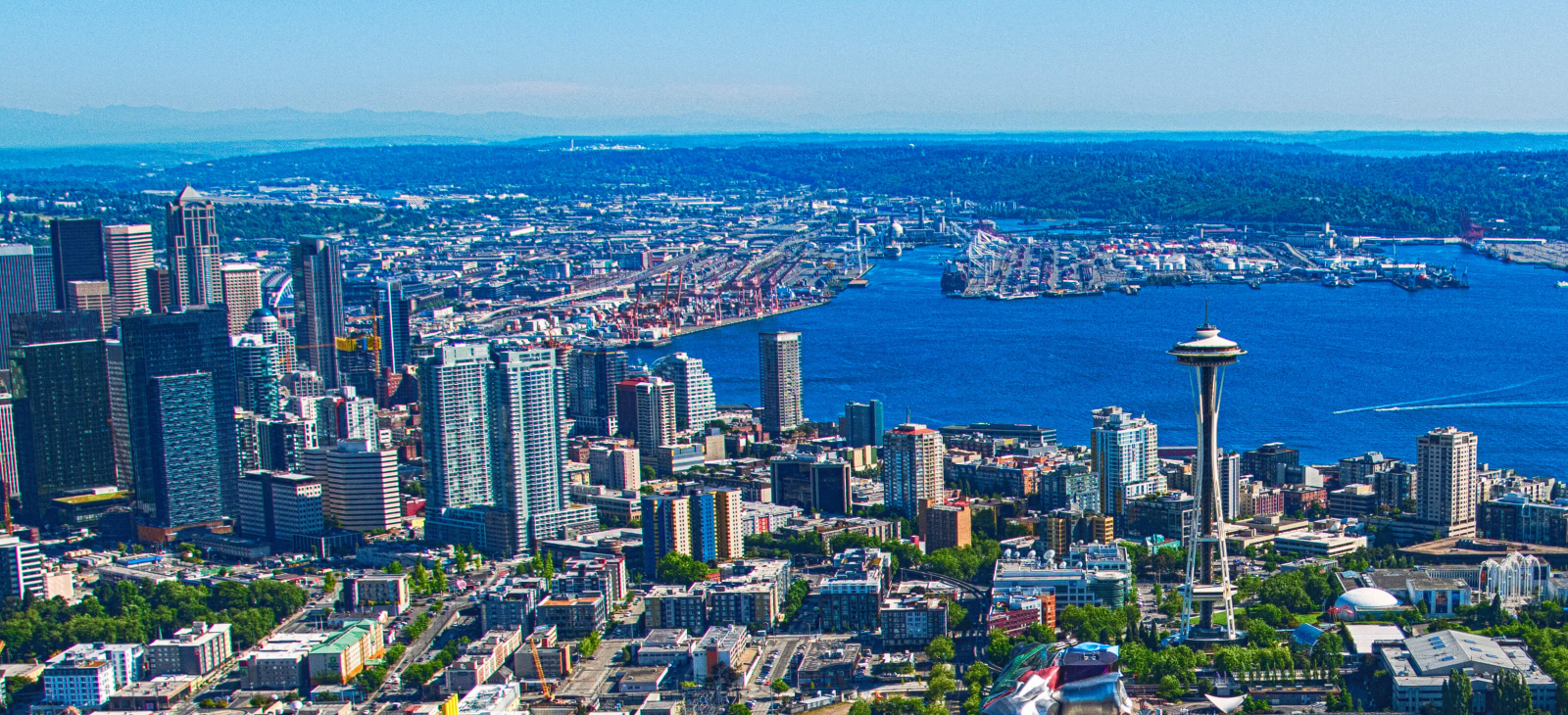 Full-width - Seattle Skyline and Sound