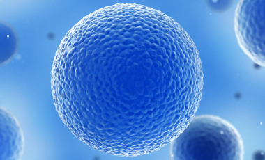 Blog 3D Biological Cells Blue
